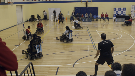 VR Power Trainer, Powerchair Football Argentina 