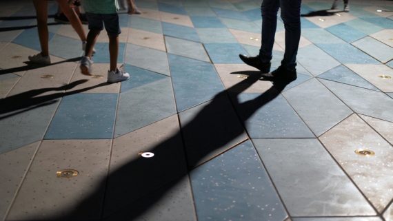 The Pearl Divers. A musical pavement that brings to life an old emirati tradition