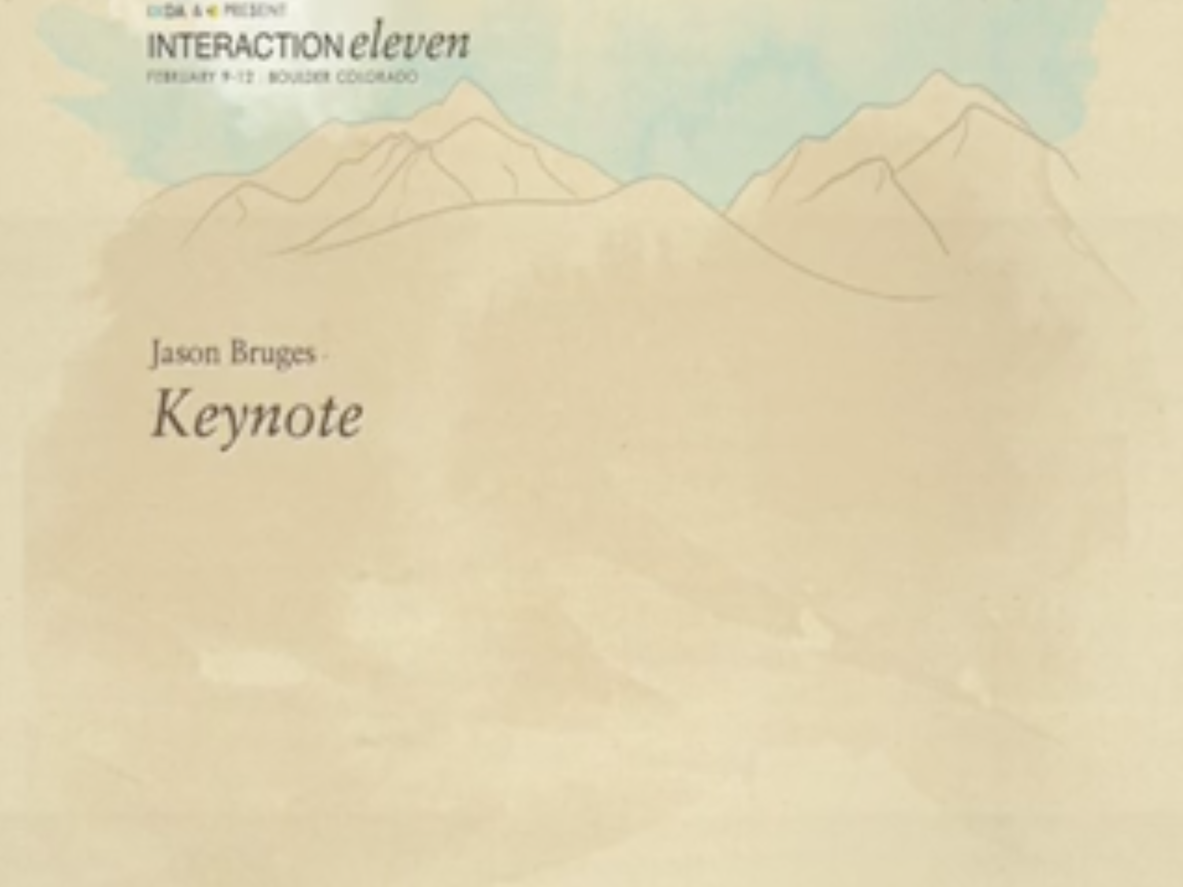 Afternoon Keynote: Jason Bruges